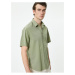 Koton Summer Shirt Short Sleeve Classic Collar Buttoned