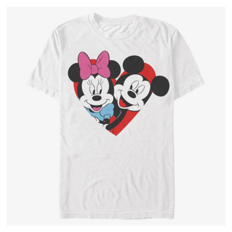 Queens Disney Classics Mickey Mouse - MICKEY MINNIE HEART Unisex T-Shirt
