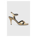 Kožené sandále Jonak BLANDINE CUIR METALLISE zlatá farba, 3400118