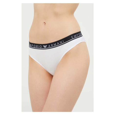 Nohavičky Emporio Armani Underwear 2-pak biela farba