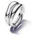 Pandora Slušivý set strieborných prsteňov 193264C00 56 mm