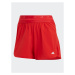 Adidas Športové kraťasy Training Hyperglam Pacer Shorts HZ5848 Červená Regular Fit