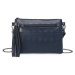 KONO Miss Lulu dámska crossbody kabelka s lebkami - navy