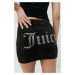 Sukňa Juicy Couture Maxine čierna farba, mini, puzdrová