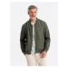 Ombre Men's fleece bomber jacket