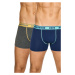 2pack boxerky Neutral Core modrej a šedej