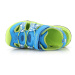 Dětské outdoorové sandály ALPINE PRO GROBO neon atomic blue 34