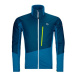 Ortovox bunda Westalpen Swisswool Hybrid Jacket petrol blue