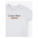 Svetlosivé detské tričko Calvin Klein Jeans