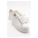 LuviShoes Spes White Women's Sneakers