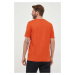 Bavlnené tričko BOSS oranžová farba,s potlačou,50495742