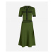 Šaty Karl Lagerfeld S Slv Knit Dress Zelená