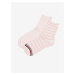 Set of two pairs of women's socks in pink Tommy Hilfiger Underwea - Ladies