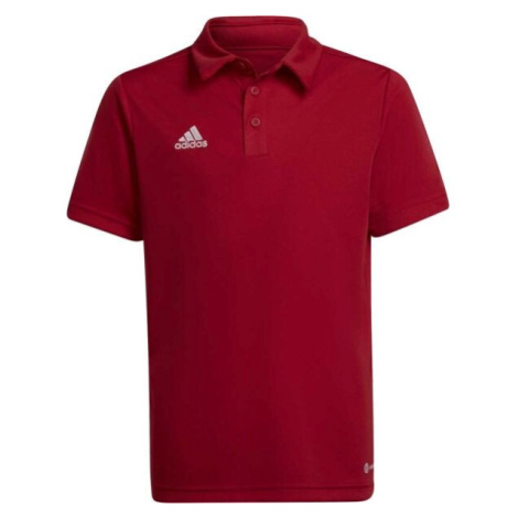 adidas ENT22 POLO Y Chlapčenské tričko polo, červená, veľkosť