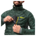 TMAVOZELENÁ PÁNSKA PREŠÍVANÁ BUNDA JACK WOLFSKIN ROUTEBURN PRO INS JACKET 1206862-T0138