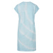 Urban Classics Šaty 'Tie Dye'  modrá / biela