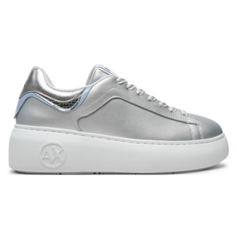 Armani Exchange Sneakersy XDX108 XV892 U279 Strieborná