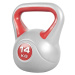 Gorilla Sports Kettlebell činka, vinylová, červená, 14 kg