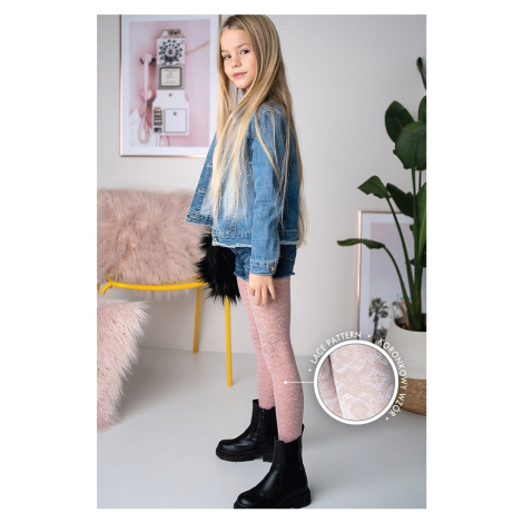 DIEVČENSKÉ VZOROVANÉ PANČUCHY CHARLOTTE DR2304 Knittex