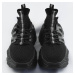 Čierne dámske textilné tenisky sneakers (RA16)