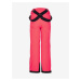 Tmavo ružové dievčenské lyžiarske nohavice Kilpi GABONE