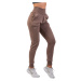 Dámské tepláky Nebbia High-Waist Loose Fit Sweatpants "Feeling Good" 409 brown