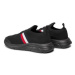 Tommy Hilfiger Sneakersy Modern Runner Knit Stripes Ess FM0FM04798 Čierna