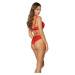 Push-up podprsenka Kinga PU-1036 Rachel Red