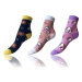 Bellinda CRAZY KIDS SOCKS 3x - Detské bláznivé ponožky 3 páry - žltá - ružová - zelená