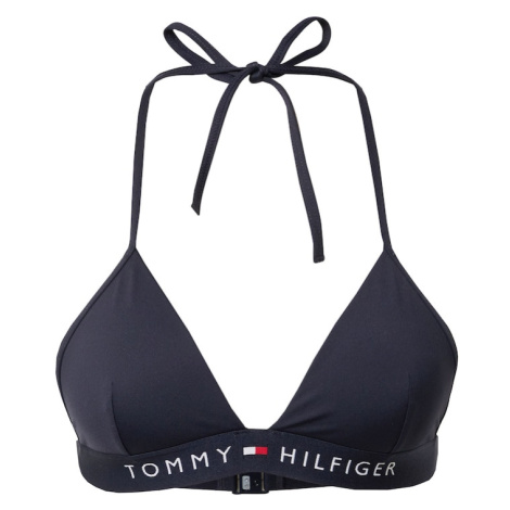 Tommy Hilfiger Underwear Bikinový top  tmavomodrá / červená / biela