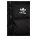 Detská páperová bunda adidas Originals DOWN JACKET čierna farba