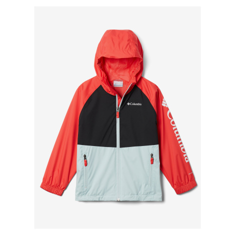 Black-red Columbia Dalby Spring Children's Lightweight Waterproof Jacket - unisex