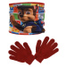 ČERVENÁ CHLAPČENSKÁ SADA NÁKRČNÍKU A RUKAVÍC PAW PATROL