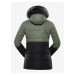 Čierno-zelená dámska zimná bunda ALPINE PRE EGYPA