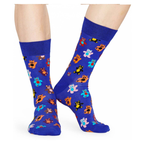 Farebné vzorované ponožky Teddybear – 41 - 46