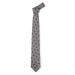 Šedá hodvábna kravata