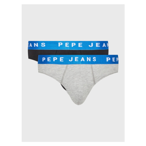 Pepe Jeans Slipy Logo Bf Lr 2P PMU10962 Čierna