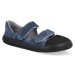Barefoot detské sandále Jonap - B21 modrá riflovina