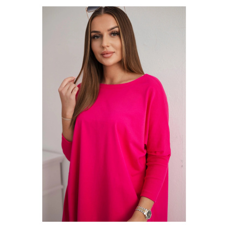 Oversize fuchsia blouse