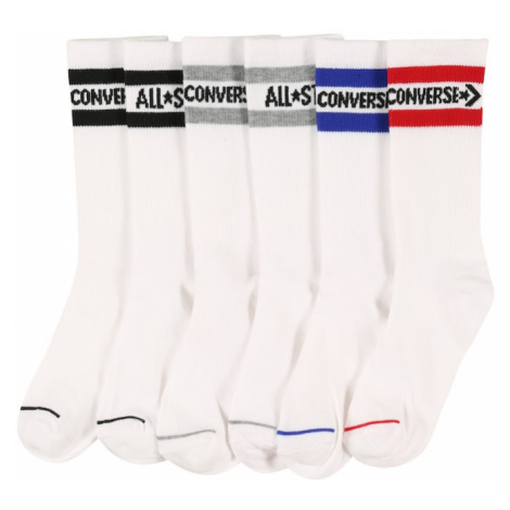 CONVERSE Ponožky  zmiešané farby / biela