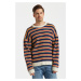 SVETER GANT MULTI STRIPE C-NECK DUSK BLUE