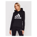 Adidas Mikina W Bl Fl Hd GL0653 Čierna Regular Fit