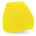 Beechfield Unisex pletená čiapka B44 Yellow