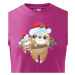 Detské tričko s potlačou vianočného leňochoda - roztomilé vianočné tričko