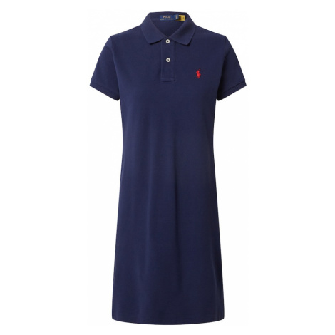 Polo Ralph Lauren Šaty  námornícka modrá / ohnivo červená