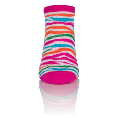 ZEBRA Ankle Socks - Amaranth/Colors Italian Fashion