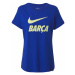 NIKE Funkčné tričko 'FC Barcelona'  kráľovská modrá / citrónová žltá