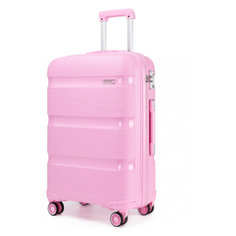 KONO Cestovný kufor na kolieskach Classic Colection - ružový 50L