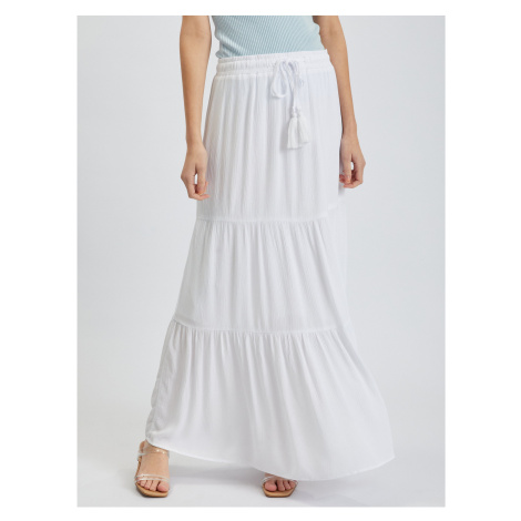Orsay White Ladies Maxi Skirt - Women
