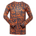 Men's quick-drying T-shirt ALPINE PRO LOUS orange tiger variant pb